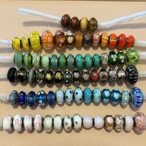 Pandora Murano Glass Bead Lot